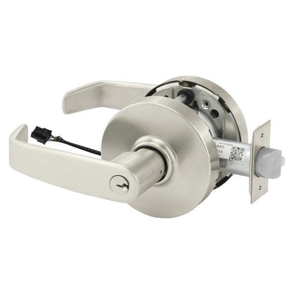 Sargent Electrified Cylindrical Lock, Fail Secure, 12V, LL Design, Satin Nickel 28-10G71-12V LL 15